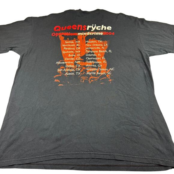 Vintage Queensryche 2004 Band Tour T Shirt - Size XL - Picture 2 of 5